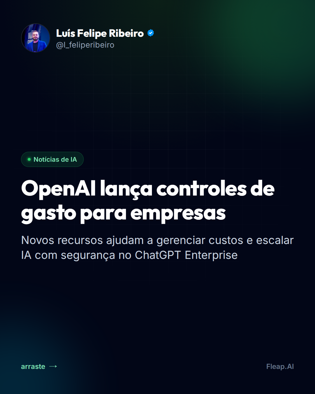 OpenAI lança controles de gasto para ChatGPT Enterprise: o que muda para as empresas