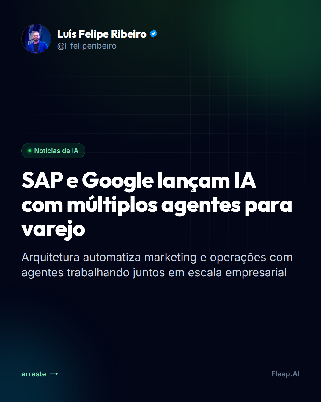 SAP e Google Cloud lançam arquitetura agêntica para varejo: o que isso significa pra sua empresa
